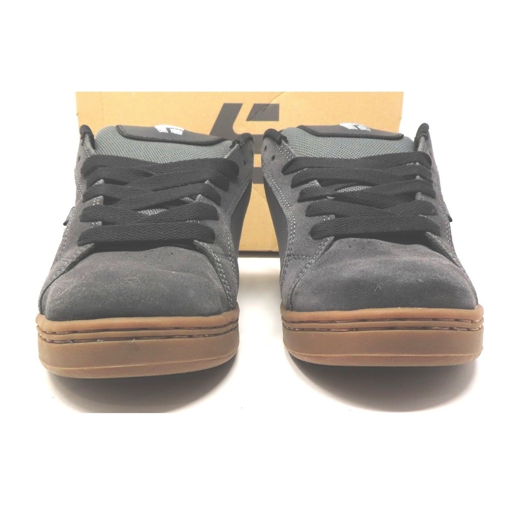 Etnies Fader Skate Shoes Gray Gum Mens 10 Suede Lace Up Sneakers with Box - Picture 5 of 14